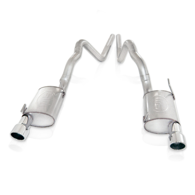 Ford Shelby GT500 Performance Exhaust - Stainless Works - Catback S-Tube Mufflers - `07-`10
